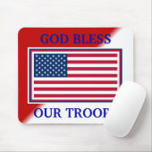 米国国旗のマウスパッド – カスタム マウスパッド (マウス)