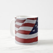 米国国旗のマグカップ コーヒーマグカップ (正面左)