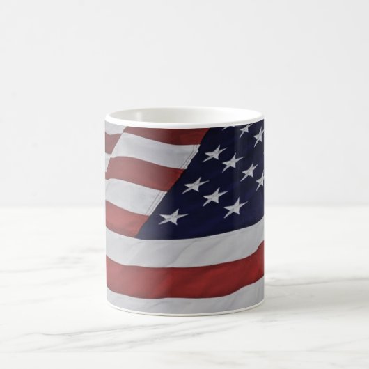 米国国旗のマグカップ コーヒーマグカップ (中央)