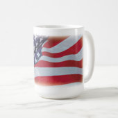 米国国旗のマグカップ コーヒーマグカップ (正面右)