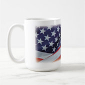 米国国旗のマグカップ コーヒーマグカップ (左)