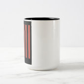 米国国旗のマグカップ ツートーンマグカップ (中央)