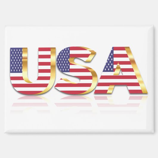 米国国旗のマグネットのギフト米国愛国者 マグネット (正面)