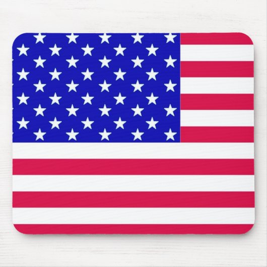 米国国旗のムースヘッド マウスパッド (正面)