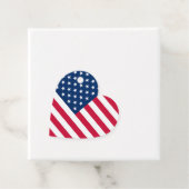 米国国旗のメッセージカードギフト フェイバータグ (インサイチュ)