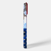 米国国旗のモノグラム Case-Mate iPhoneケース (裏面 / 右)