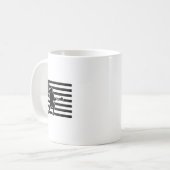 米国国旗のラクロスアパレル – ラクロス コーヒーマグカップ (正面左)