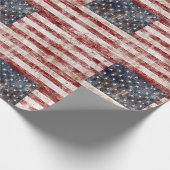 米国国旗のラッピング紙 ラッピングペーパー (角)