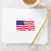 米国国旗のラベル ラベル (インサイチュ)