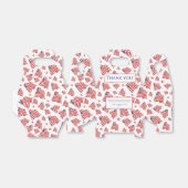 米国国旗のランダムパターン赤白青 フェイバーボックス (折り畳みなし)