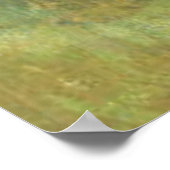 米国国旗のリース墓地トンボストーンフラワー ポスター (角)