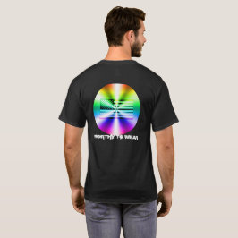 米国国旗のレインボーシールド – 衣服に値するTシャツ Tシャツ