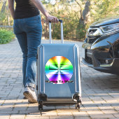 米国国旗のレインボーシールド – 衣服に値 シール (スーツケースインサイチュ)