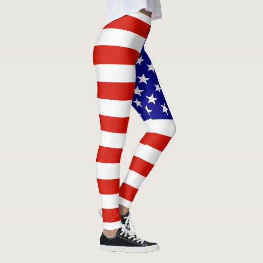 米国国旗のレギンス レギンス (右)