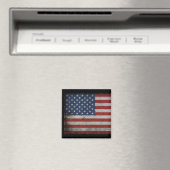 米国国旗のヴィンテージの7月4日 マグネット (インサイチュ (食洗機))