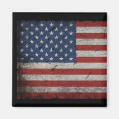 米国国旗のヴィンテージの7月4日 マグネット (正面)