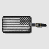 米国国旗のヴィンテージの7月4日 ラゲッジタグ (正面横)