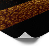 米国国旗のヴィンテージ革#3 ポスター (角)