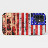 米国国旗のヴィンテージ01 Case-Mate iPhoneケース (裏面(横))