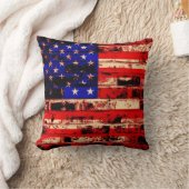 米国国旗のヴィンテージ3 クッション (ブランケット)