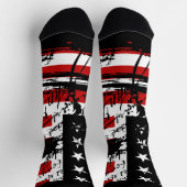 米国国旗のヴィンテージ ソックス (上部)