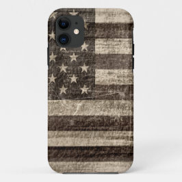 米国国旗のヴィンテージ iPhone 11 ケース