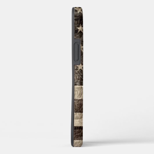 米国国旗のヴィンテージ Case-Mate iPhoneケース (裏面 / 右)