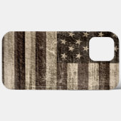 米国国旗のヴィンテージ Case-Mate iPhoneケース (裏面 (横))