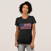 米国国旗のヴィンテージ Tシャツ (正面フル)