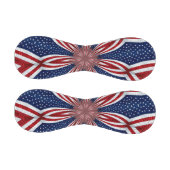 米国国旗の万華鏡のように千変万化するパターン抽象芸術1 野球ボール (パネル)