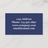 米国国旗の会社名 名刺 (裏面)