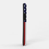 米国国旗の個人名またはモノグラム Case-Mate iPhoneケース (裏面/右)