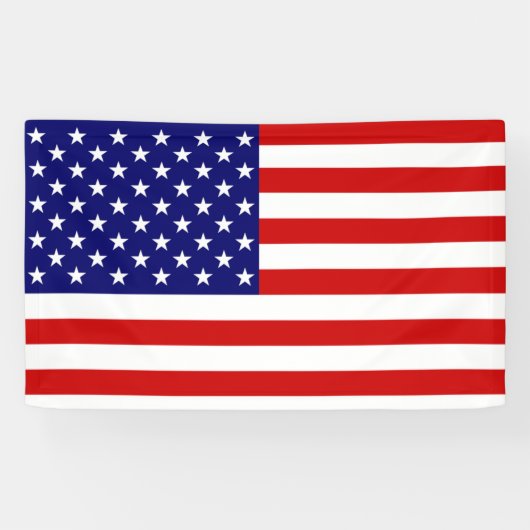 米国国旗の円弧3 横断幕 (横)