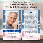 米国国旗の写真記念祈りの言葉カード