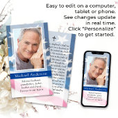 米国国旗の写真記念祈りの言葉カード