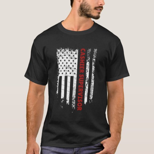 米国国旗の出納監督者 Tシャツ (正面)