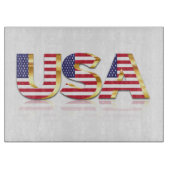 米国国旗の切断ボード カッティングボード (正面)