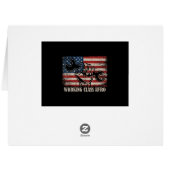 米国国旗の労働者労働日米国労働階級He (裏面横)