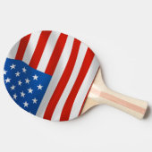 米国国旗の卓球ラケット 卓球ラケット (横)