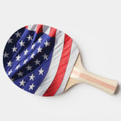 米国国旗の卓球ラケット 卓球ラケット (横)