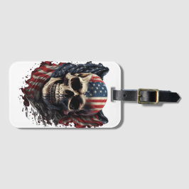 米国国旗の危険記号ラゲージタグ ラゲッジタグ