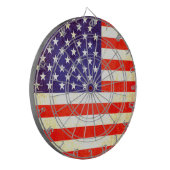 米国国旗の古いスタイルダーツボード ダーツボード (正面左)