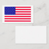 米国国旗の名刺 名刺 (正面/裏面)