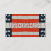 米国国旗の名刺 名刺 (裏面)
