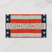 米国国旗の名刺 名刺 (裏面)
