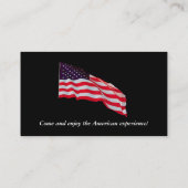 米国国旗の名刺 名刺 (裏面)