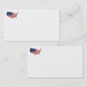 米国国旗の名刺 名刺 (正面/裏面)
