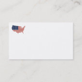 米国国旗の名刺 名刺 (裏面)