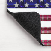 米国国旗の宝石 マウスパッド (コーナー)