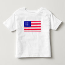 米国国旗の幼児Tシャツウェア
